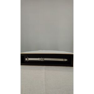 Quince Electronics Leather Double Wrap Smartwatch Band White 41Mm